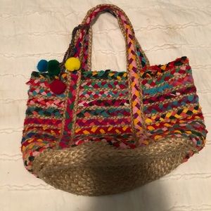Straw bag, Anthropologie